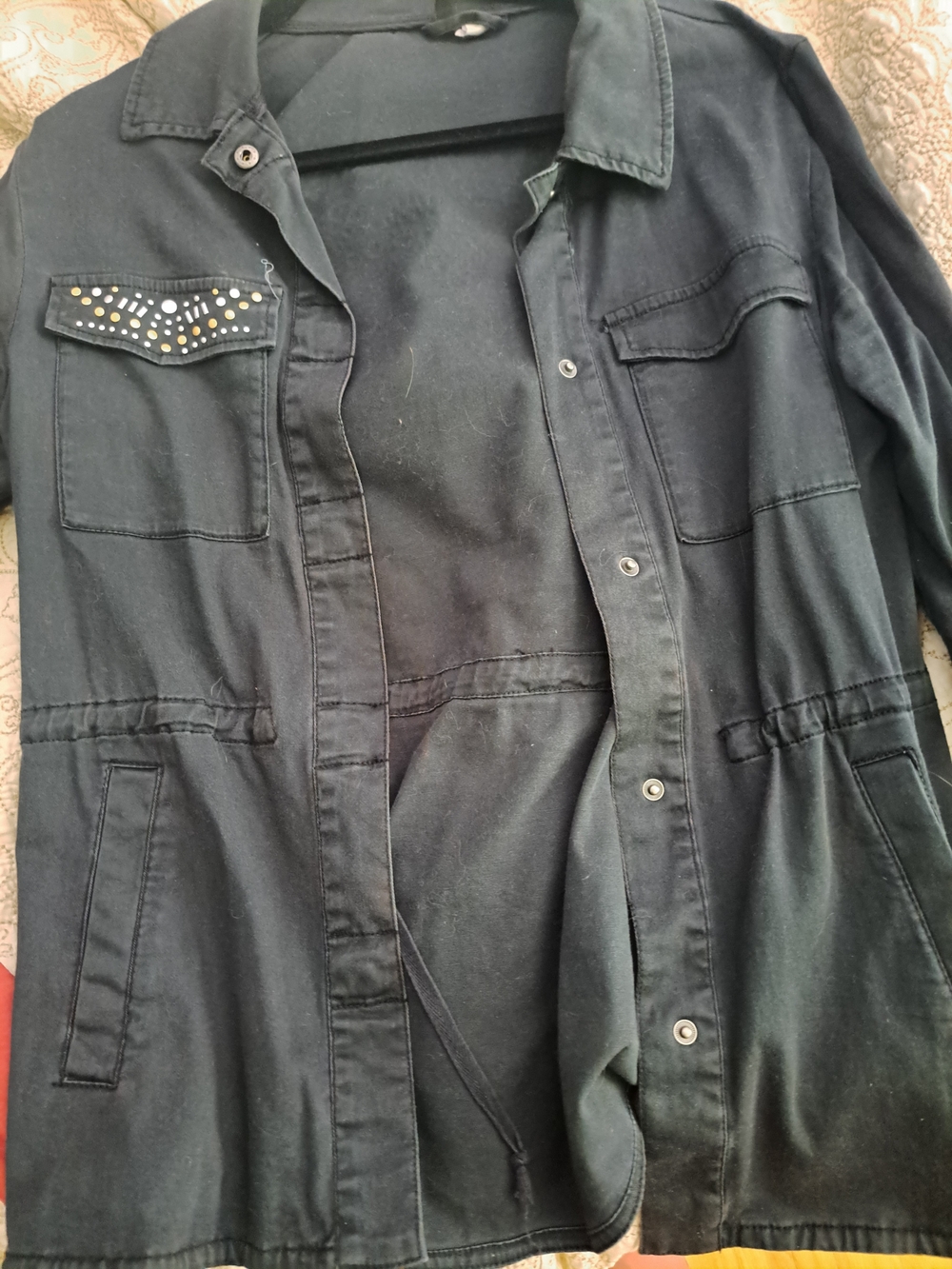 Women’s Jacket with Studded Pocket